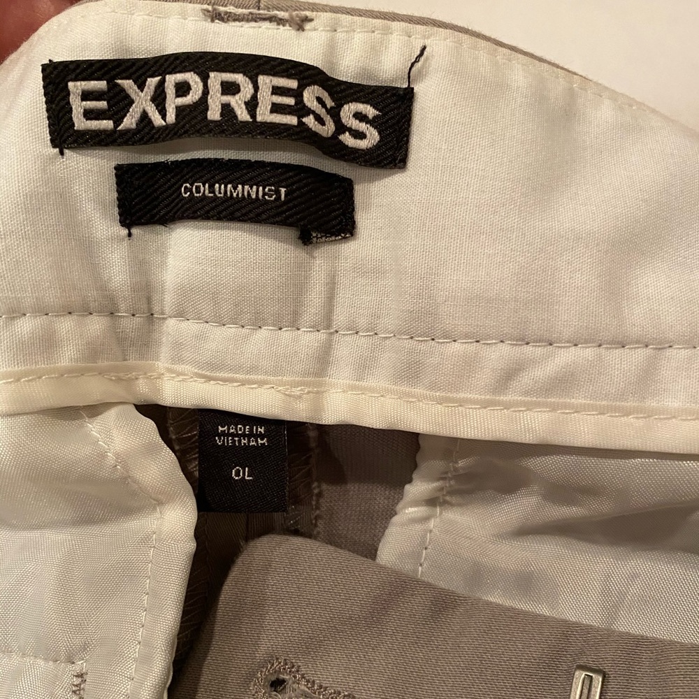 Slacks gray - casual office mid rise